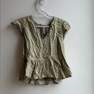 Abercrombie Flutter Sleeve Trapeze Shirt